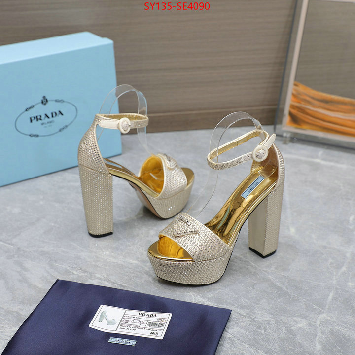 Women Shoes-Prada,mirror quality , ID: SE4090,$: 135USD