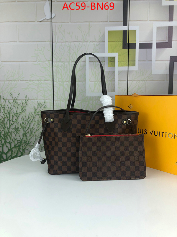 LV Bags(4A)-Neverfull-,online from china designer ,ID: BN69,$: 59USD