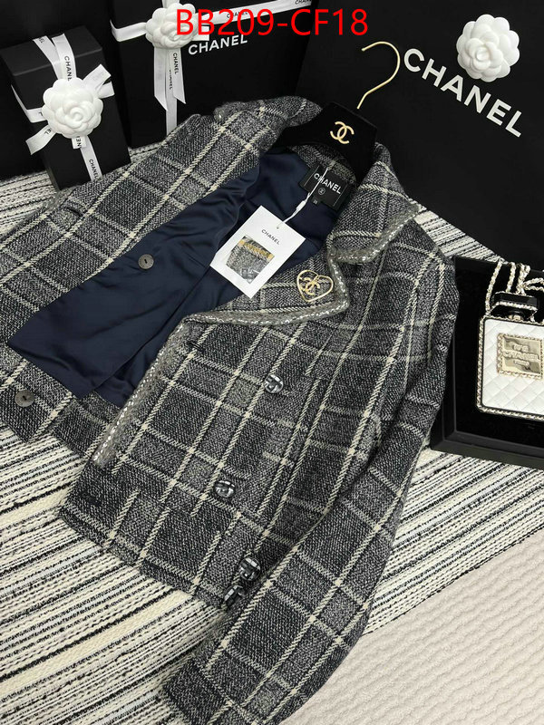 Clothing-Chanel,top quality designer replica , ID: CF18,$: 209USD