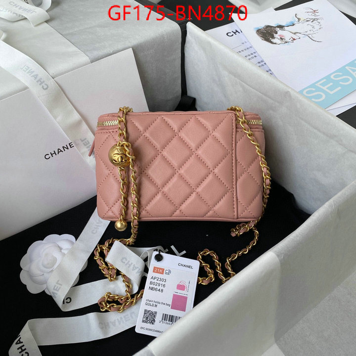 Chanel Bags(TOP)-Vanity,ID: BN4870,$: 175USD