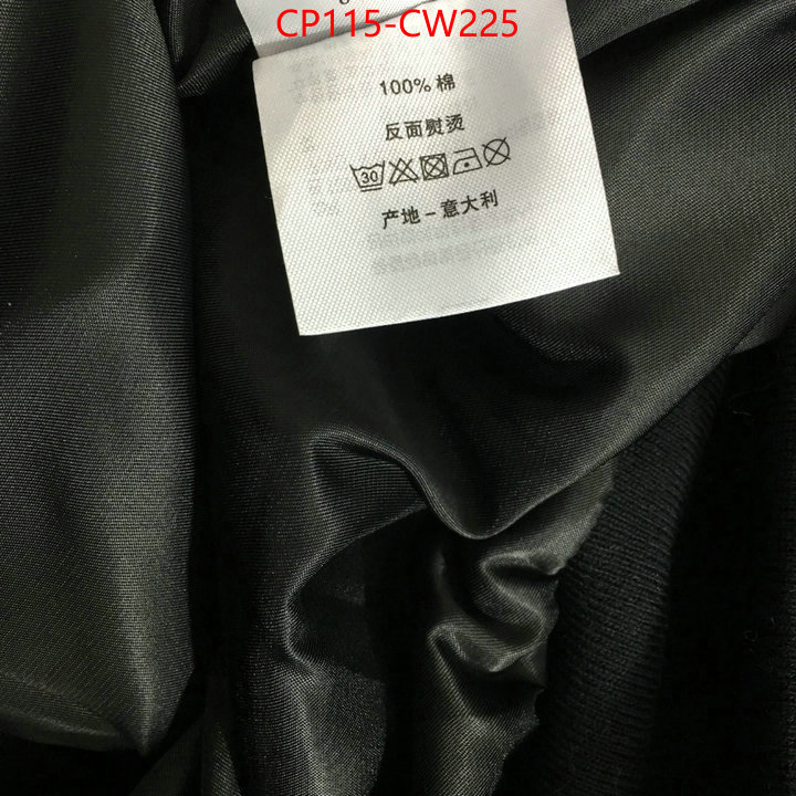 Clothing-Dior,aaaaa+ replica designer , ID: CW225,$: 115USD