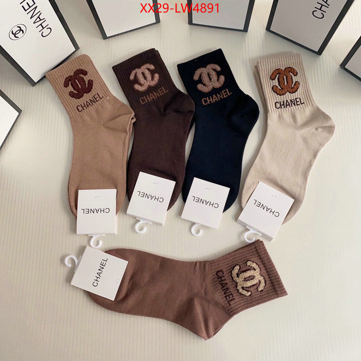 Sock-Chanel,from china , ID: LW4891,$: 29USD