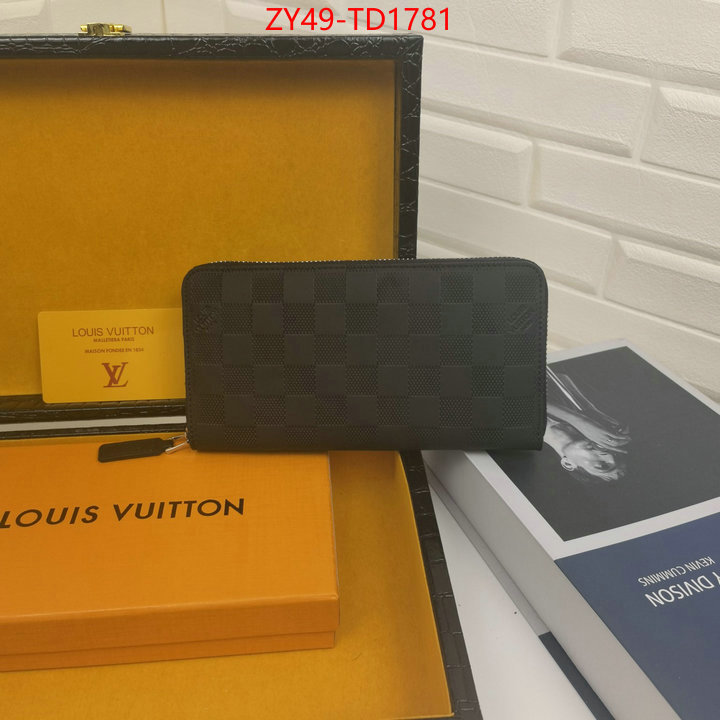 LV Bags(4A)-Wallet,ID: TD1781,$: 49USD