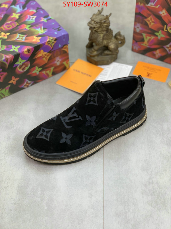 Men Shoes-LV,wholesale imitation designer replicas , ID: SW3074,$: 109USD