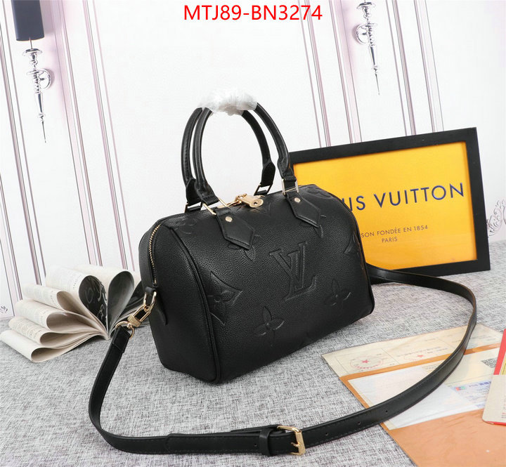 LV Bags(4A)-Speedy-,high quality happy copy ,ID: BN3274,$: 89USD