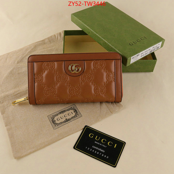 Gucci Bags(4A)-Wallet-,high ,ID: TW3446,$: 52USD