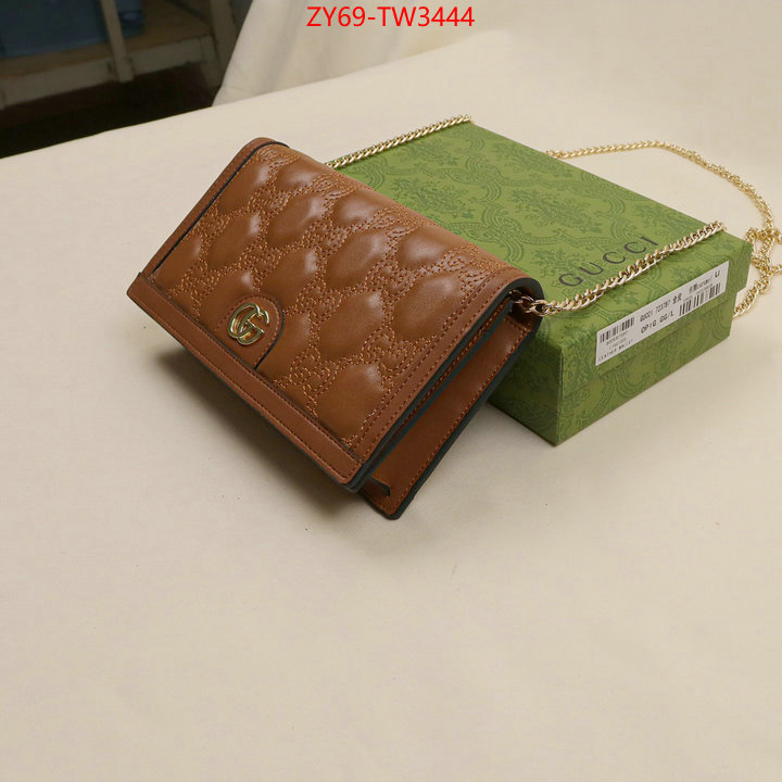 Gucci Bags(4A)-Wallet-,the best ,ID: TW3444,$: 69USD