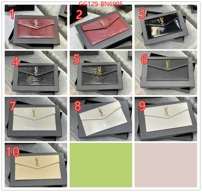 YSL Bag(TOP)-Clutch-,ID: BN6995,$: 129USD