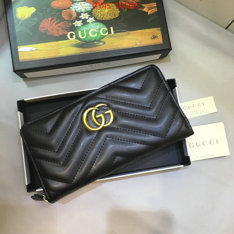 Gucci Bags(4A)-Wallet-,ID: TK4102,$:45USD