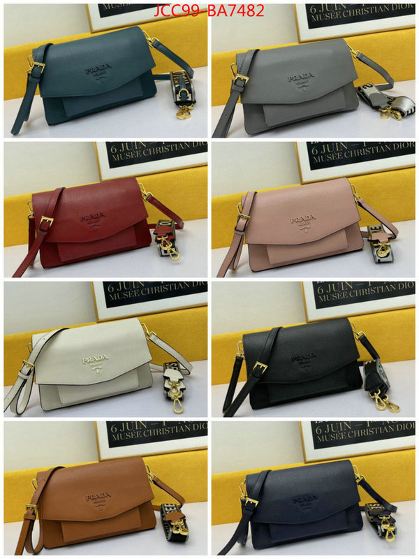 Prada Bags(4A)-Diagonal-,designer 1:1 replica ,ID: BA7482,$: 99USD