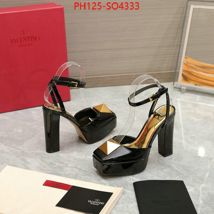 Women Shoes-Valentino,what's the best to buy replica , ID: SO4333,$: 125USD