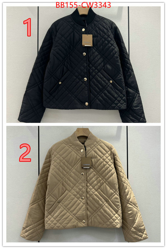 Down jacket Women-Burberry,the top ultimate knockoff , ID: CW3343,$: 155USD