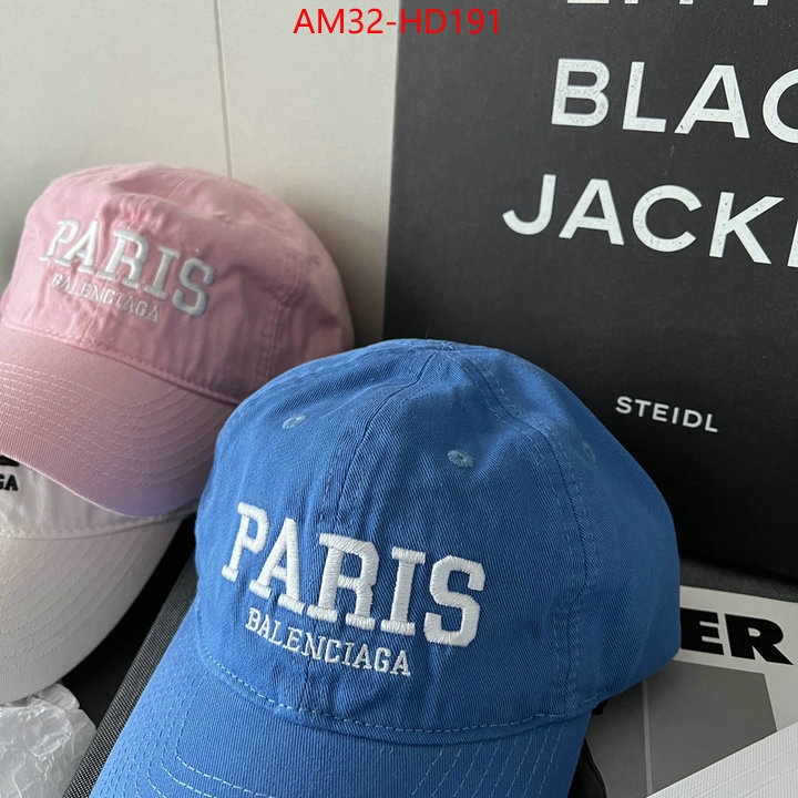 Cap (Hat)-Balenciaga,what 1:1 replica , ID: HD191,$: 32USD