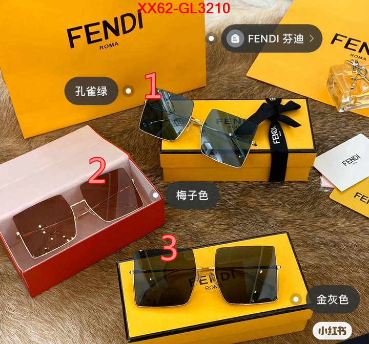 Glasses-Fendi,top perfect fake , ID: GL3210,$: 62USD