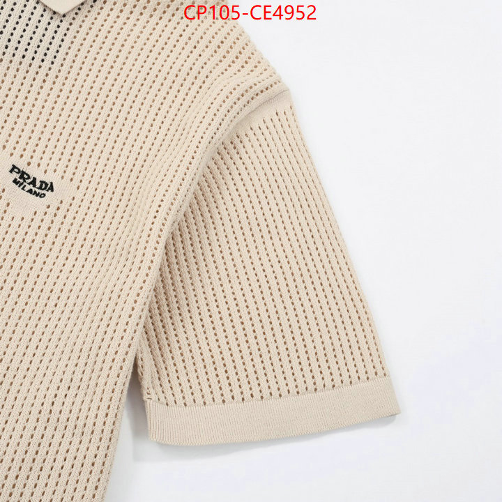 Clothing-Prada,can you buy knockoff , ID: CE4952,$: 105USD