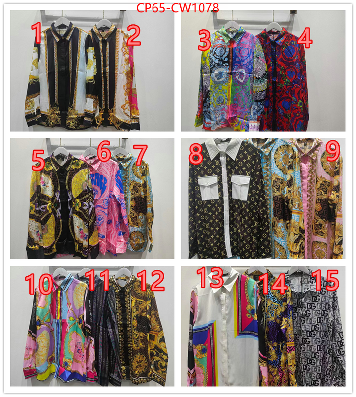 Clothing-Versace,found replica , ID: CW1078,$: 65USD