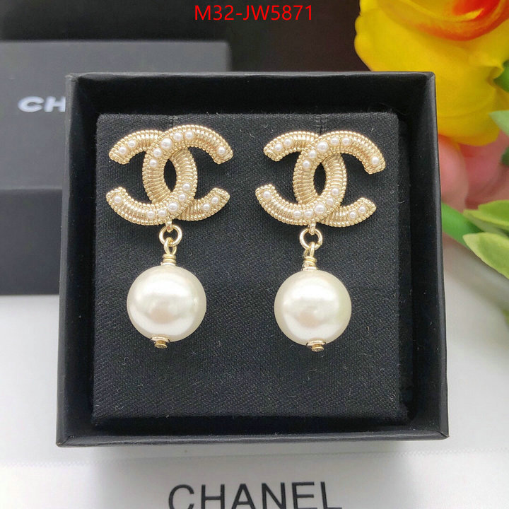 Jewelry-Chanel,quality aaaaa replica , ID: JW5871,$: 32USD