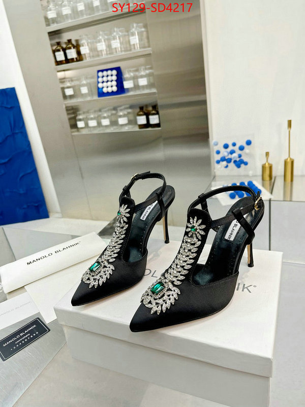 Women Shoes-Manolo Blahnik,where should i buy replica ,perfect quality designer replica , ID: SD4217,$: 129USD