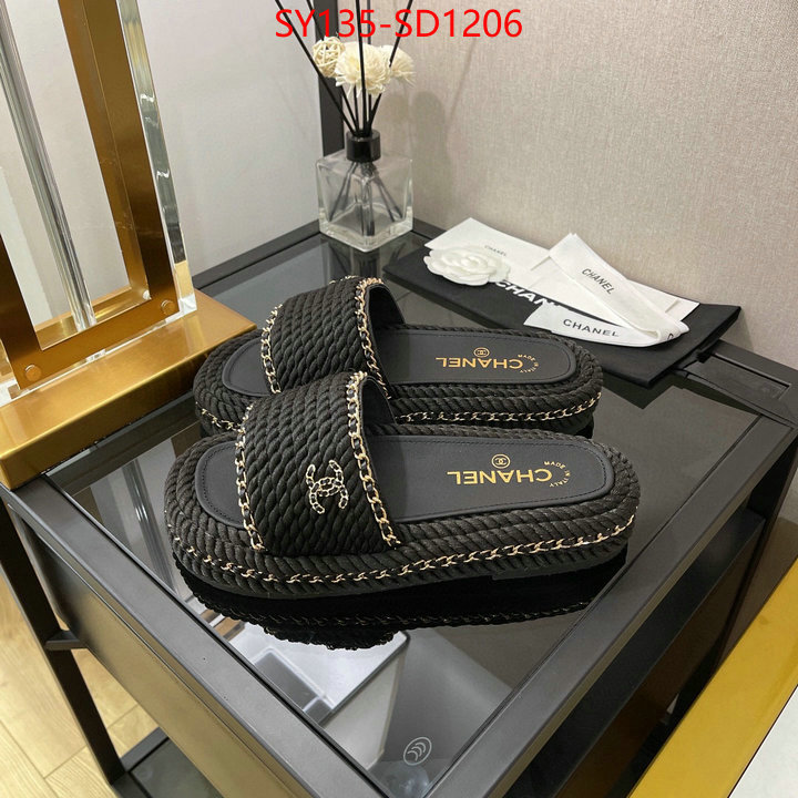 Women Shoes-Chanel,mirror copy luxury , ID: SD1206,$: 135USD