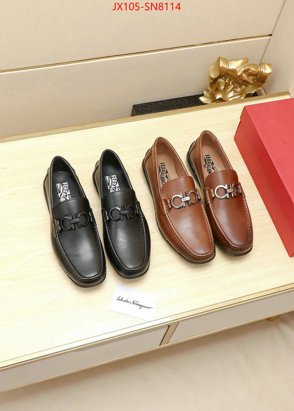 Men shoes-Ferragamo,high quality replica , ID: SN8114,$: 105USD