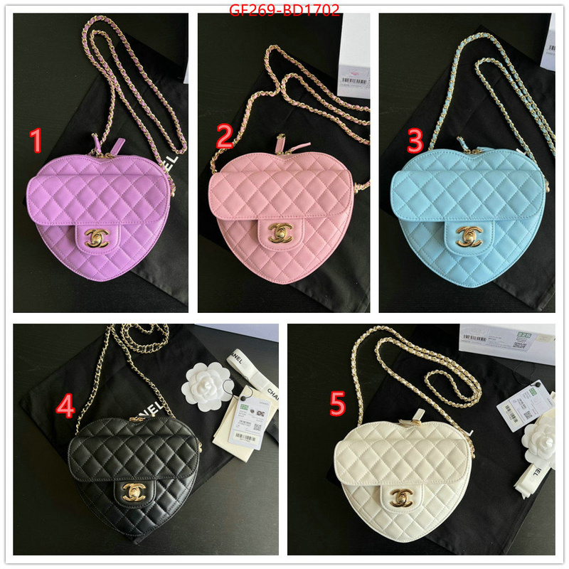 Chanel Bags(TOP)-Diagonal-,ID: BD1702,$: 269USD