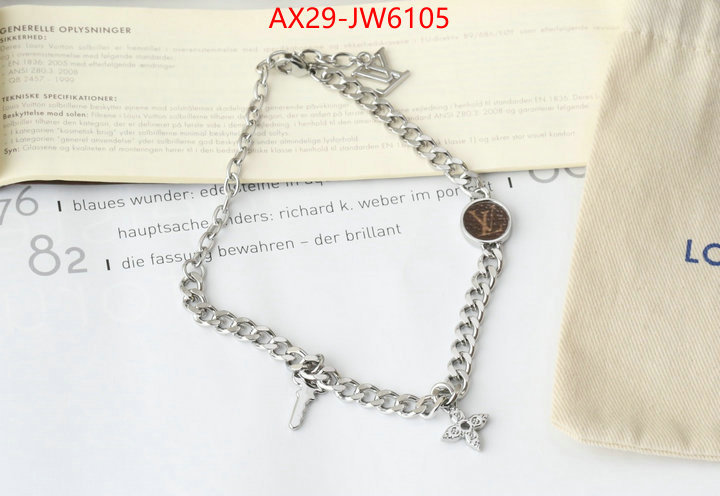 Jewelry-LV, ID: JW6105 ,luxury cheap replica,$: 29USD