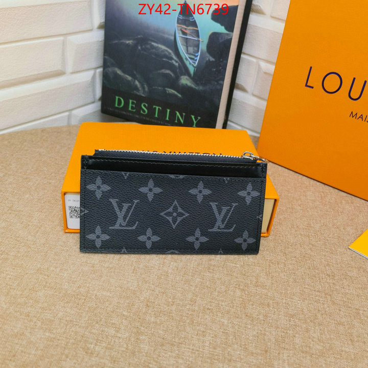 LV Bags(4A)-Wallet,ID: TN6739,$: 42USD
