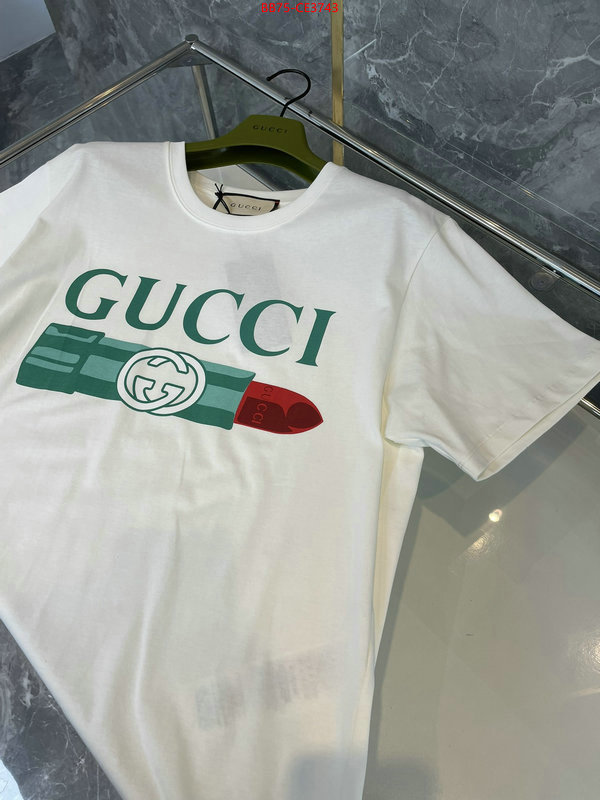 Clothing-Gucci,wholesale 2023 replica , ID: CE3743,$:75USD