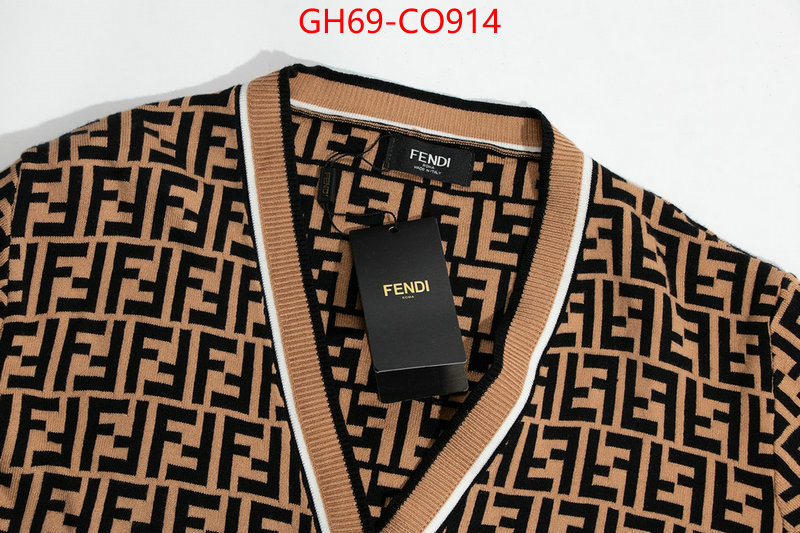 Clothing-Fendi,high quality designer , ID: CO914,$: 69USD