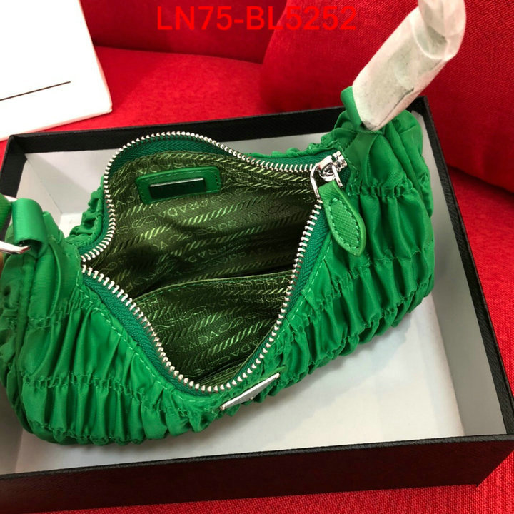 Prada Bags(4A)-Re-Edition 2000,designer high replica ,ID: BL5252,$: 75USD