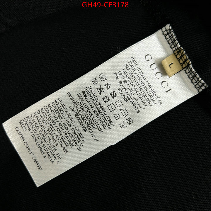 Clothing-Gucci,high , ID: CE3178,$: 49USD