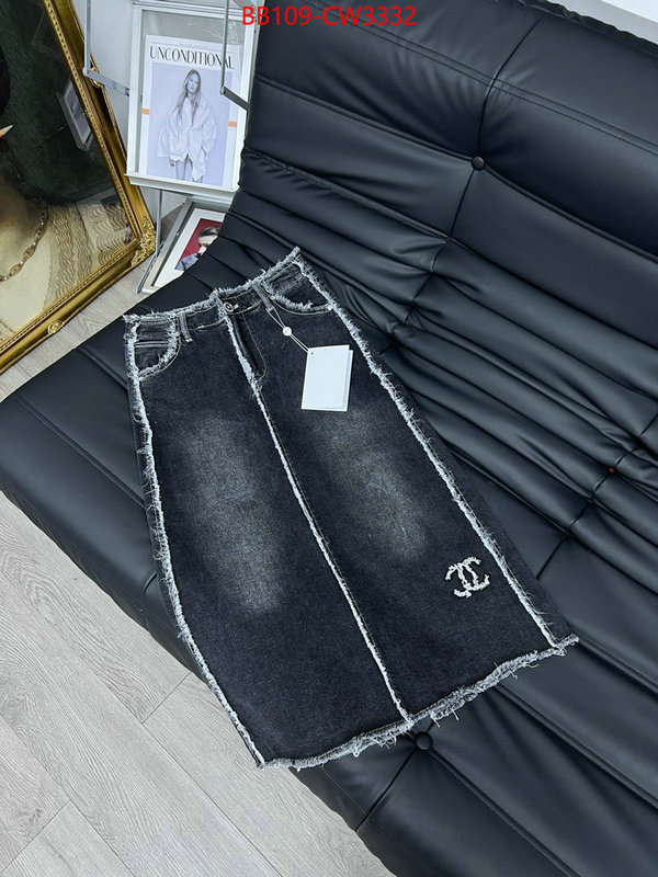 Clothing-Chanel,aaaaa replica designer ,ID: CW3332,$: 109USD