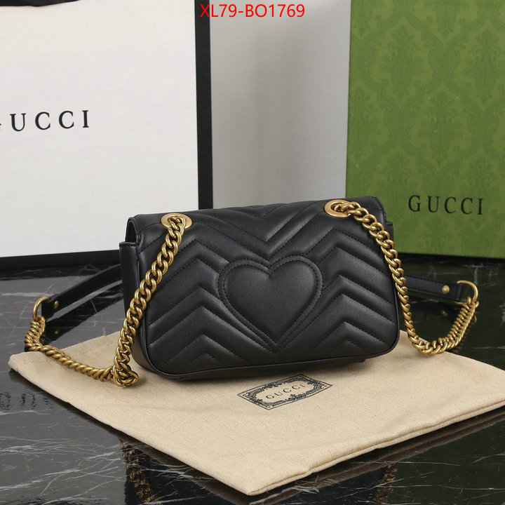 Gucci Bags(4A)-Marmont,buy the best high quality replica ,ID: BO1769,$: 79USD