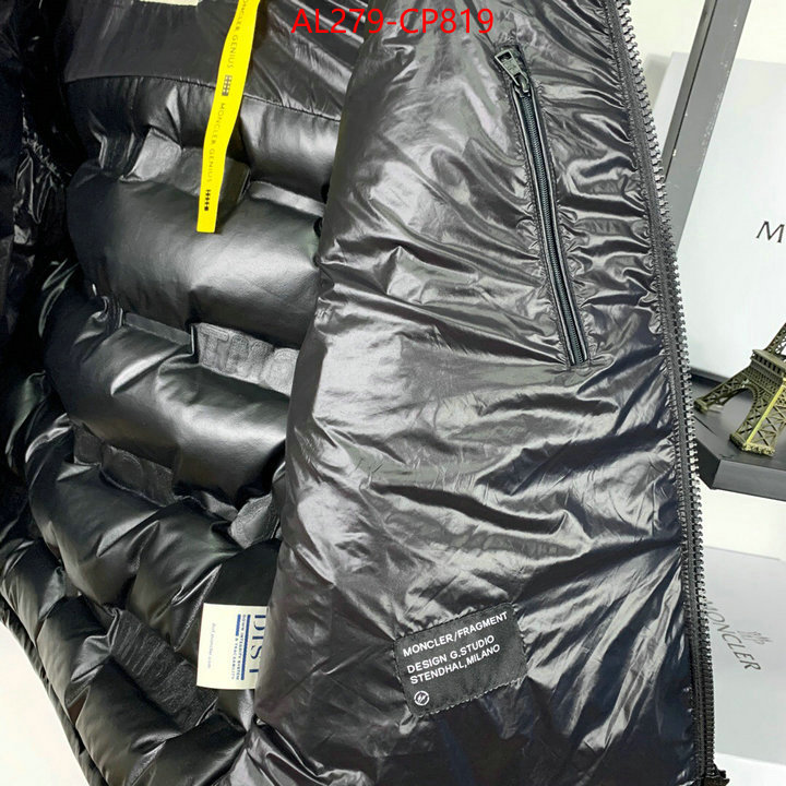 Down jacket Men-Moncler,fake high quality , ID: CP819,$: 279USD