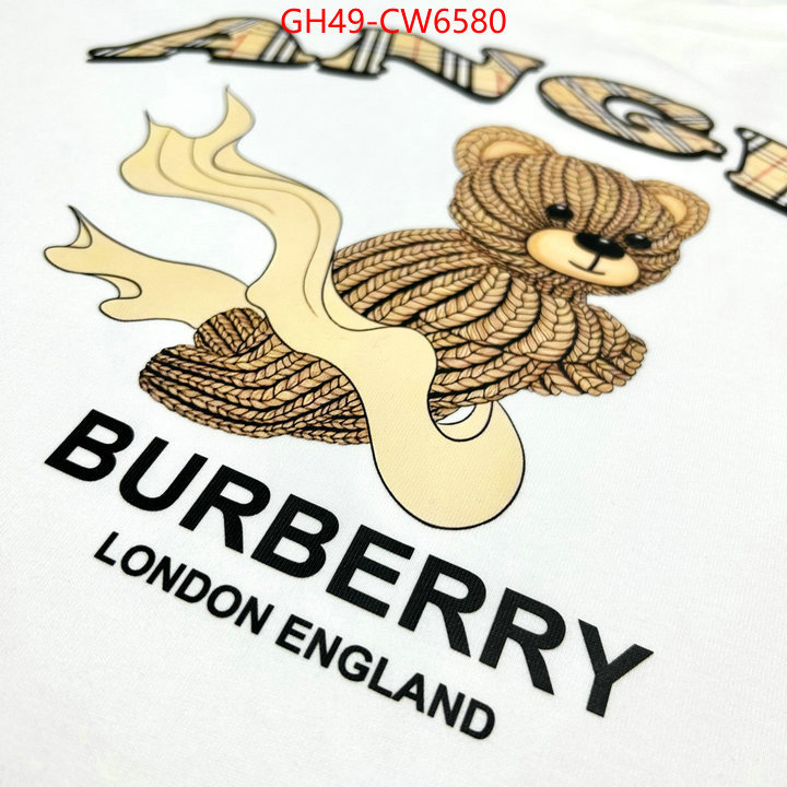 Clothing-Burberry,replica 2023 perfect luxury , ID: CW6580,$: 49USD