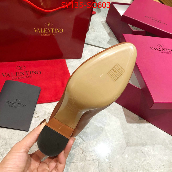 Women Shoes-Valentino,high quality replica , ID: SO603,$: 135USD