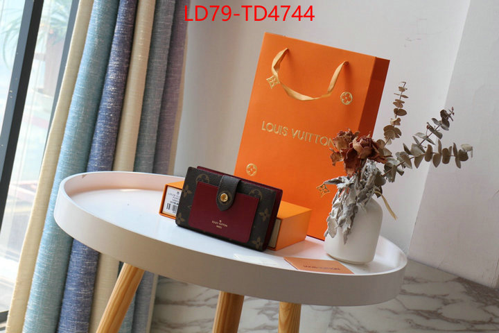 LV Bags(TOP)-Wallet,ID: TD4744,$: 79USD