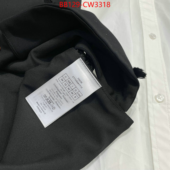 Clothing-Dior,replica how can you , ID: CW3318,$: 129USD