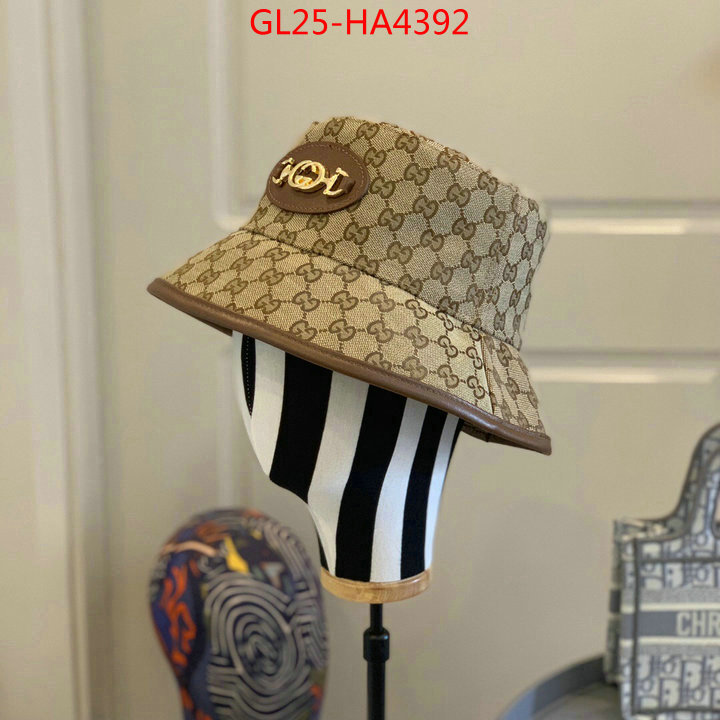 Cap (Hat)-Gucci,same as original , ID: HA4392,$: 25USD