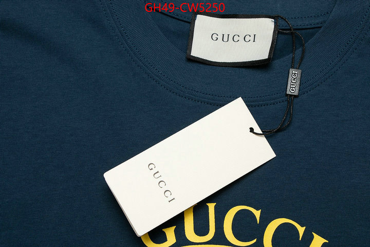 Clothing-Gucci,best quality replica , ID: CW5250,$: 49USD