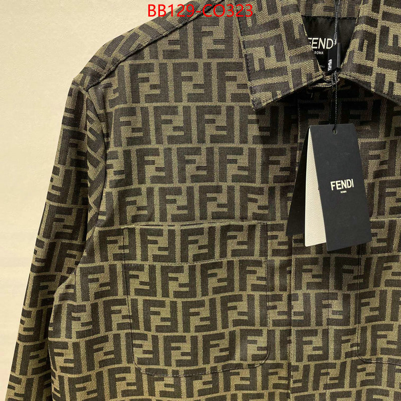 Clothing-Fendi,high quality replica designer , ID: CO323,$: 129USD