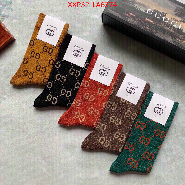 Sock-Gucci,designer fake , ID: LA6374,$: 32USD