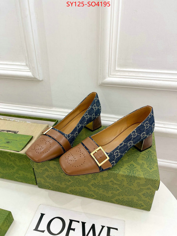 Women Shoes-Gucci,high quality 1:1 replica , ID: SO4195,$: 125USD