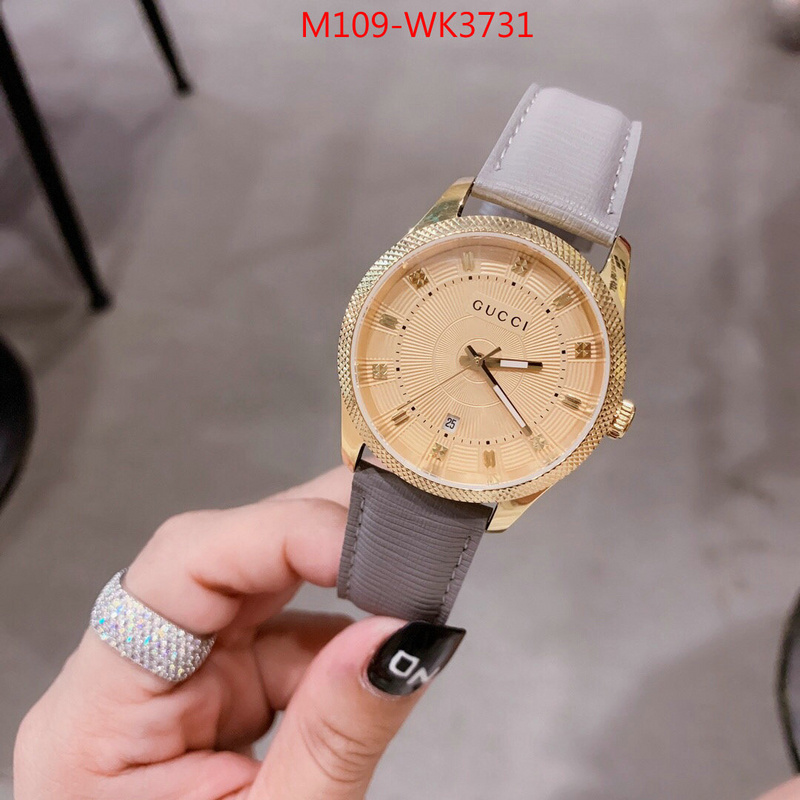 Watch(4A)-Gucci,top designer replica , ID: WK3731,$:109USD