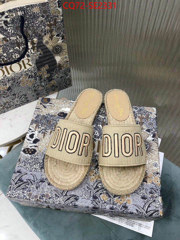 Women Shoes-Dior,the quality replica , ID: SE2331,$: 72USD