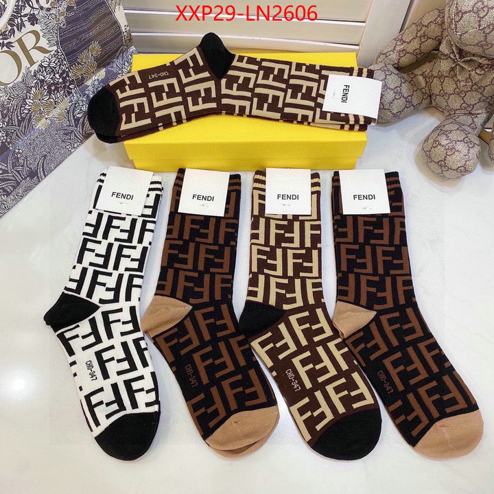 Sock-Fendi,buy 1:1 , ID: LN2606,$: 29USD