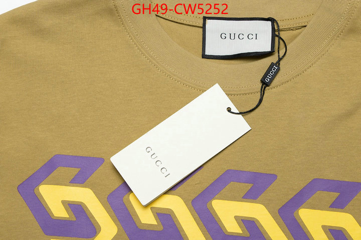 Clothing-Gucci,how to buy replica shop , ID: CW5252,$: 49USD