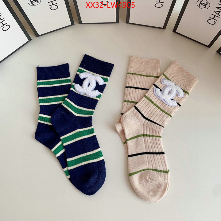 Sock-Chanel,buy cheap replica , ID: LW4905,$: 32USD