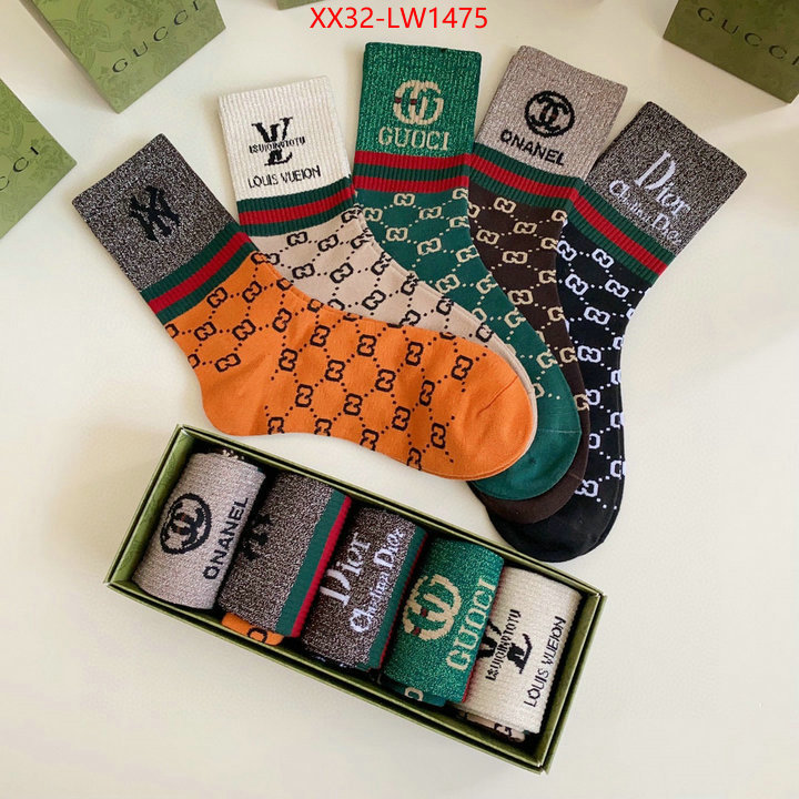 Sock-Gucci,the best affordable , ID: LW1475,$: 32USD