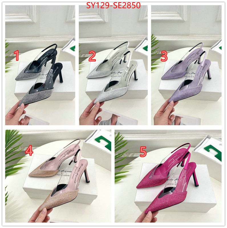 Women Shoes-Sergio Rossi,top sale ,luxury fashion replica designers , ID: SE2850,$: 129USD